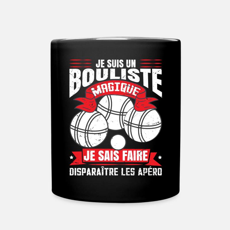 Bouliste | Pétanqueur | Boccia | Pétanque - Mug uni - noir