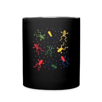 Cadeau de chemise de grenouilles arboricoles - Mug uni - noir - Devant