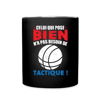 Boccia | Bouliste | Pétanque - Mug uni - noir - Devant