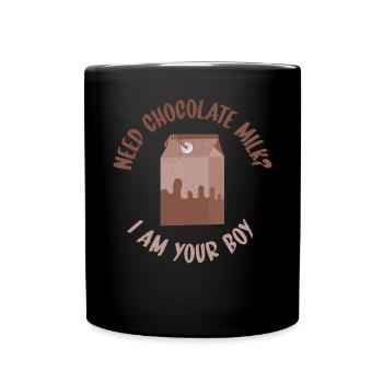 Cadeaux pour amateurs de lait au chocolat - Mug uni - noir - Devant