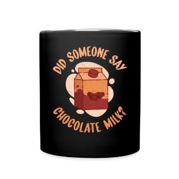 Cadeaux pour amateurs de lait au chocolat - Mug uni - noir - Devant