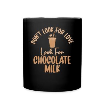 Cadeaux pour amateurs de lait au chocolat - Mug uni - noir - Devant