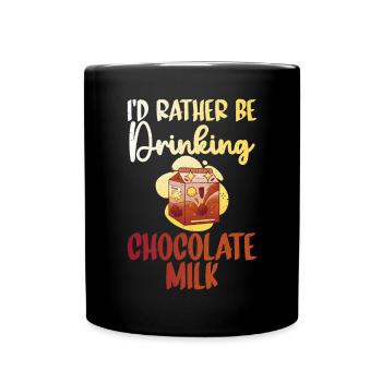 Cadeaux pour amateurs de lait au chocolat - Mug uni - noir - Devant