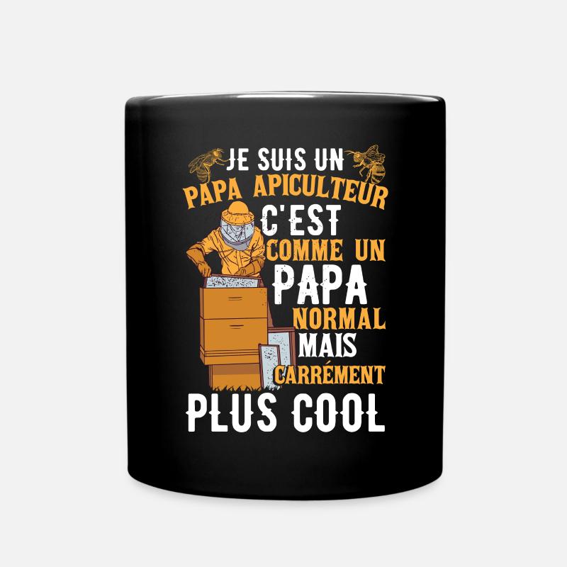 Papa Apiculteur - Mug uni - noir