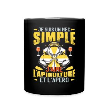 Abeilles | Apicole | Apiculture | Bee - Mug uni - noir - Devant
