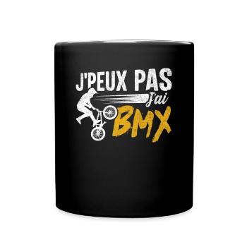 Jpeux Pas J'ai Bmx Radfahrer Bmx Fahrrad - Tasse einfarbig - Schwarz - Vorne