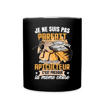 Apiculteur | Apicole | Abeille | Miel - Mug uni - noir - Devant