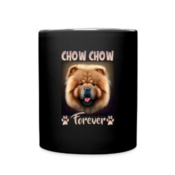 Chien disant Chow Chow pour les amoureux des chiens - Mug uni - noir - Devant