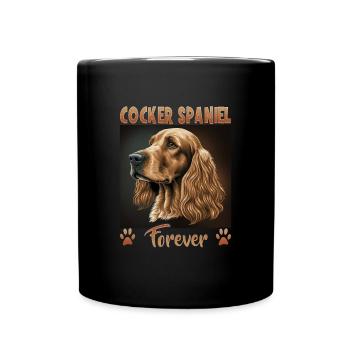Dog saying Cocker Spaniel pour les amoureux des chiens - Mug uni - noir - Devant