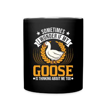 Geese Gift Goose Farmer Goose Goose - Full Colour Mug - black - Front