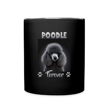 Dog Saying Caniche Design pour les amoureux des chiens - Mug uni - noir - Devant