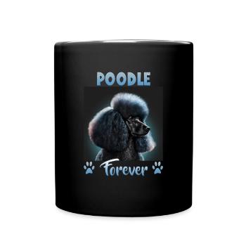 Dog Saying Caniche Design pour les amoureux des chiens - Mug uni - noir - Devant