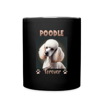 Dog Saying Caniche Design pour les amoureux des chiens - Mug uni - noir - Devant