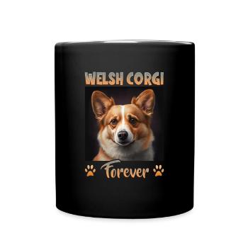 Dog Saying Welsh Corgi Design for Dog Lovers - Full Colour Mug - black - Front