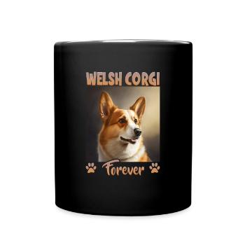 Dog Saying Welsh Corgi Design for Dog Lovers - Full Colour Mug - black - Front