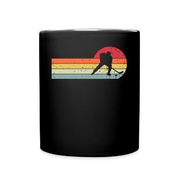 Eishockey Hockey Glace Rétro Vintage - Mug uni - noir - Devant