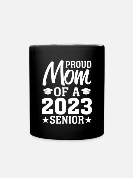 Lustige Stolze Mutter Eines Abschlussgeschenks - Tasse einfarbig - Schwarz