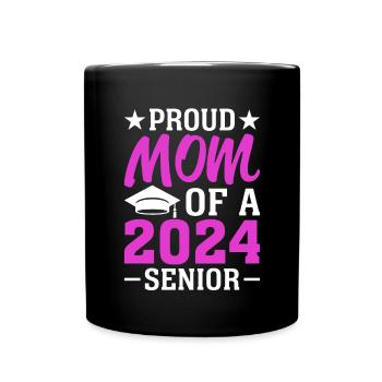 Drôle de fière maman d’un cadeau de fin d’études - Mug uni - noir - Devant