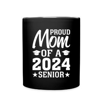 Drôle de fière maman d’un cadeau de fin d’études - Mug uni - noir - Devant