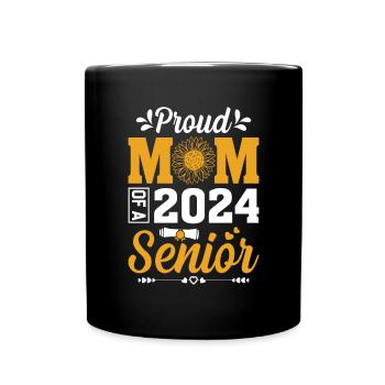 Drôle de fière maman d’un cadeau de fin d’études - Mug uni - noir - Devant