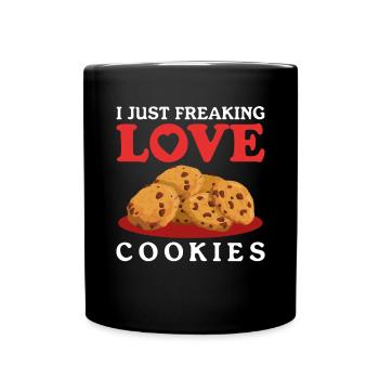 Cookies Cookie Cookie Baking Cookies Cookies Gift - Full Colour Mug - black - Front