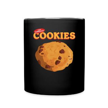 Cookies Cookie | Cookie Baking Cookies Gift - Full Colour Mug - black - Front