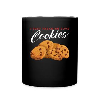 Cookies Cookie Baking Cookie Cookie Gift - Mug uni - noir - Devant