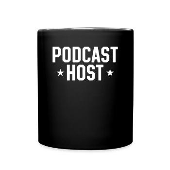 Podcaster Podcasting Créateur de podcast - Podcast Hos - Mug uni - noir - Devant