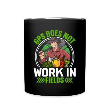 Farmer Tractor Farming Quota for Farmers - Full Colour Mug - black - Front