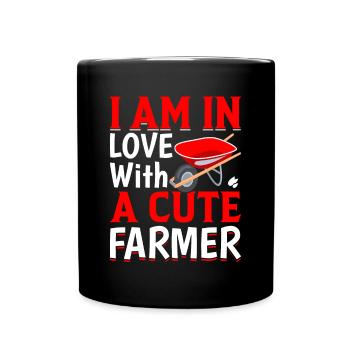 Quota d’agriculteur pour tracteurs agricoles - Mug uni - noir - Devant