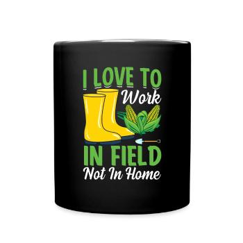 Quota d’agriculteur pour tracteurs agricoles - Mug uni - noir - Devant
