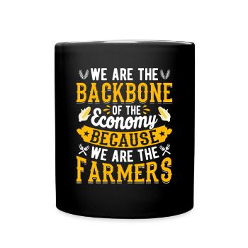 Farmer Tractor Farming Quota for Farmers - Full Colour Mug - black - Front