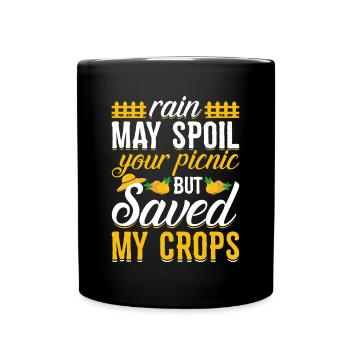 Farmer Tractor Farming Quota for Farmers - Full Colour Mug - black - Front