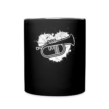 Flugelhorn Joueur de bugle Joueur de bugle - Mug uni - noir - Devant