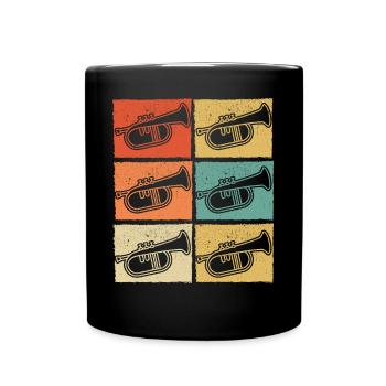 Flugelhorn Joueur de bugle Joueur de bugle - Mug uni - noir - Devant