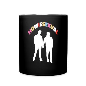 L’art homiesexuel - Mug uni - noir - Devant