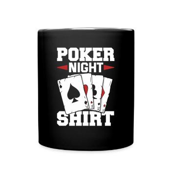 Poker Player Poker Player Poker Gift - Full Colour Mug - black - Front