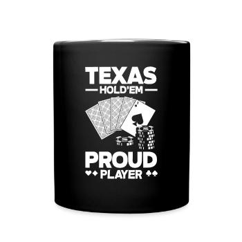 Joueur de poker Joueur de poker Cadeau de poker - Mug uni - noir - Devant