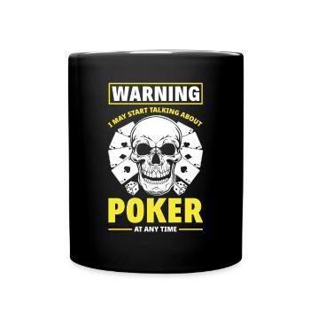 Joueur de poker Joueur de poker Cadeau de poker - Mug uni - noir - Devant