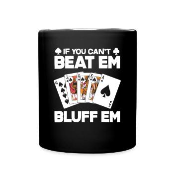 Poker Player Poker Player Poker Gift - Full Colour Mug - black - Front