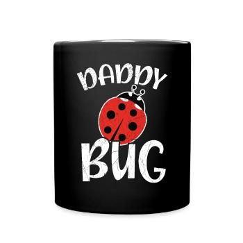 Daddy Bug Entomology Future Entomologist Ladybug - Full Colour Mug - black - Front