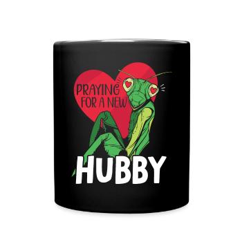 Prier pour un nouveau mari par Entomologie de la mante religieuse - Mug uni - noir - Devant