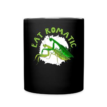 Mangez Romatic Praying Mantis Future Entomologiste - Mug uni - noir - Devant