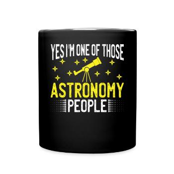 Ja, Ich Bin Einer Dieser Astronomen - Tasse einfarbig - Schwarz - Vorne
