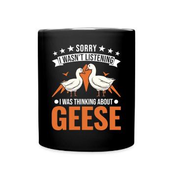 Geese Gift Goose Farmer Goose Goose - Full Colour Mug - black - Front