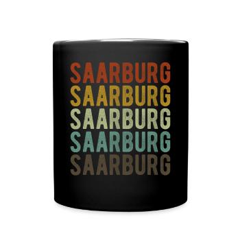 Saarbourg Ville Rétro Vintage - Mug uni - noir - Devant