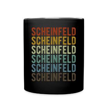 Scheinfeld Stadt Retro Vintage - Mug uni - noir - Devant