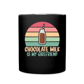 Cadeaux pour amateurs de lait au chocolat - Mug uni - noir - Devant