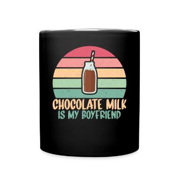 Cadeaux pour amateurs de lait au chocolat - Mug uni - noir - Devant
