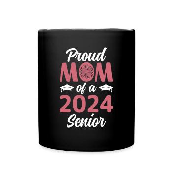 Drôle de fière maman d’un cadeau de fin d’études - Mug uni - noir - Devant